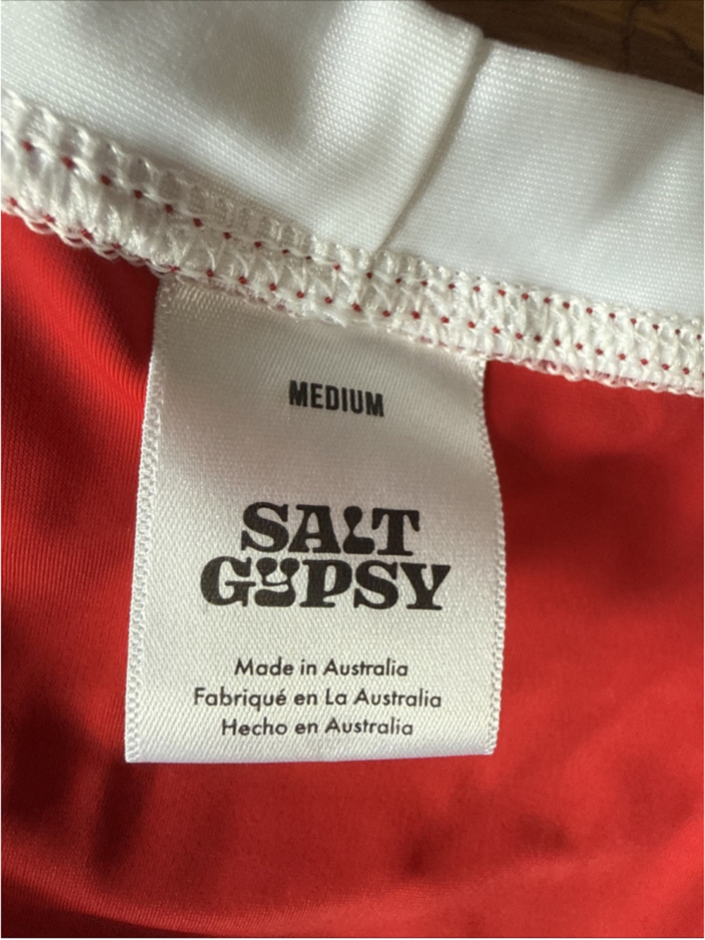 FREE PEOPLE Salt Gypsy Betty Surf Bottoms in Red Size Medium S81 - Picture 4 of 9